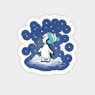 Penguin's First Snow Sticker